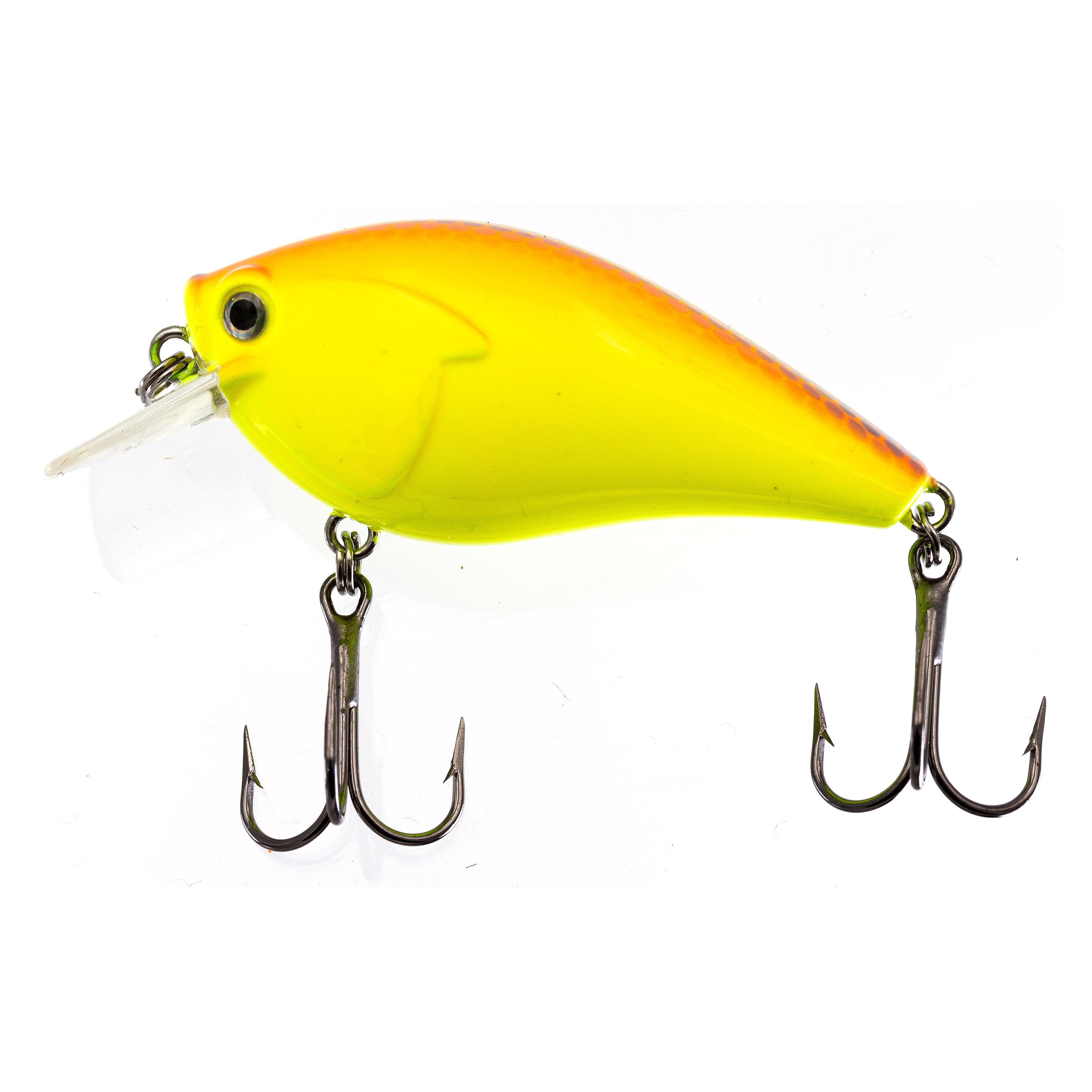 (2 pack) Ozark Trail 3/8-Ounce Square Bill Crankbait Fishing Lure - Hot Brown