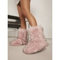 thumbnail image 3 of Fuzzy Slip On Boots, 3 of 4