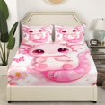 thumbnail image 3 of Erosebridal Girls Axolotl Twin Sheet Sets, Ultra Soft 3-Piece, 3 of 6