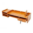 thumbnail image 5 of Computer Monitor Stand, Computer Rack With Lockable Drawer, Monitor Stand For Study, Office, 5 of 11
