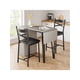 thumbnail image 3 of Space-saving 3-piece counter height dining set: bar mesa, stools & almacenamiento para breakfast nooks, 3 of 8