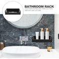 thumbnail image 5 of unbranded  Shower Rack Kitchen Gadget Holder over The Toilet Storage Cabinet Shelves Black, 5 of 8