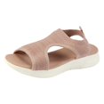 thumbnail image 1 of Rinsvye Sandales d'Été pour Femmes Sandales à Imprimé Léopard pour Femmes Fermeture Éclair Rétro Confort Sandales Extérieures Taille 8 Talons Hauts Sandales à Bout Ouvert Chaussures Cool, 1 of 9