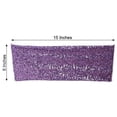 thumbnail image 2 of Balsa Circle 5 Spandex Chair Sequined Sashes Wedding Decorations Purple, 2 of 6