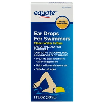 Equate, Liquid Ear Drops for Swimmers, 1 fl. oz. Bottle
