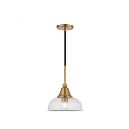 Camden&Wells - Magnolia Seeded Glass Pendant - Brass