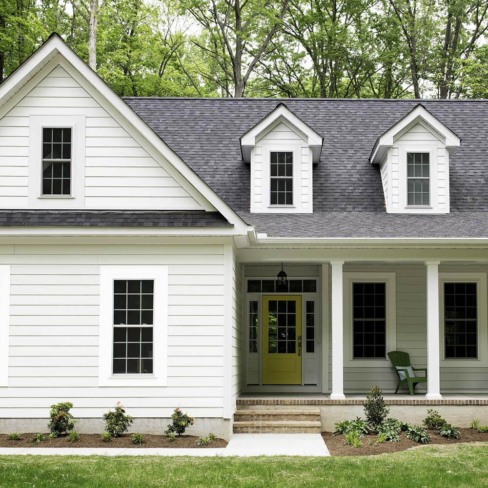 ColorPlace Exterior Latex Paint, White, 1 Gallon, Semi-Gloss