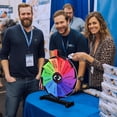 thumbnail image 6 of WinSpin 15" Tabletop Color Prize Wheel 12 Slots Editable Fortune Spinning Wheel for Tradeshow Carnival Game Wheel, Pinwheel Series, 6 of 9