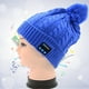 Sans Fil Bluetooth Smart Musique Chapeau Élastique Femmes Coton Tricoté Sport en Cours d'Hiver Garder Chaud Chapeau Bonnet Chapeau – image 1 sur 5