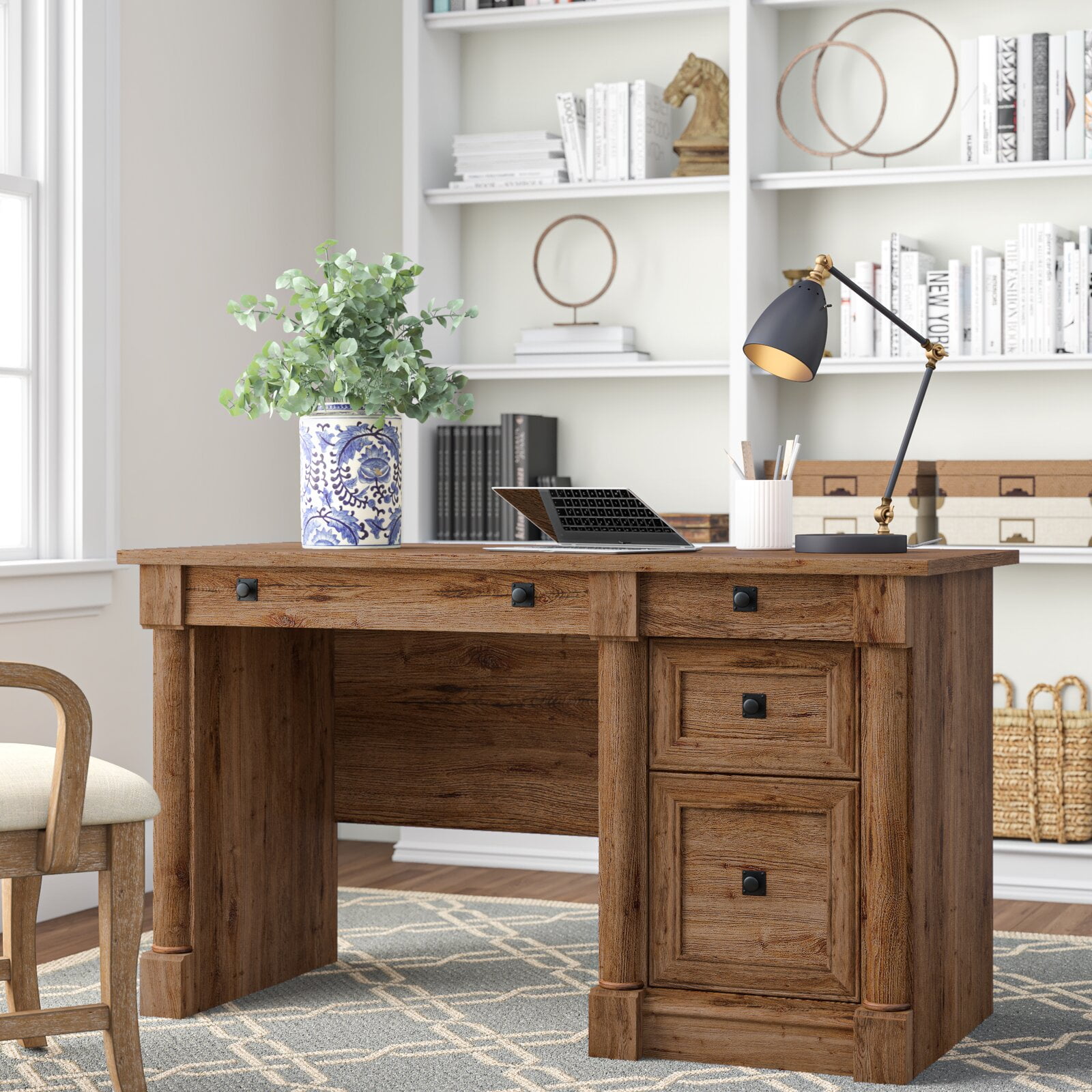 Orviston Credenza Desk, Adult Assembly Required Yes, Base Material