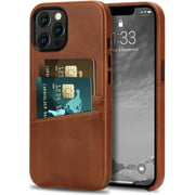 TENDLIN Compatible with iPhone 13 Pro Case Wallet Design Premium Leather Case with 2 Card Holder Slots Compatible