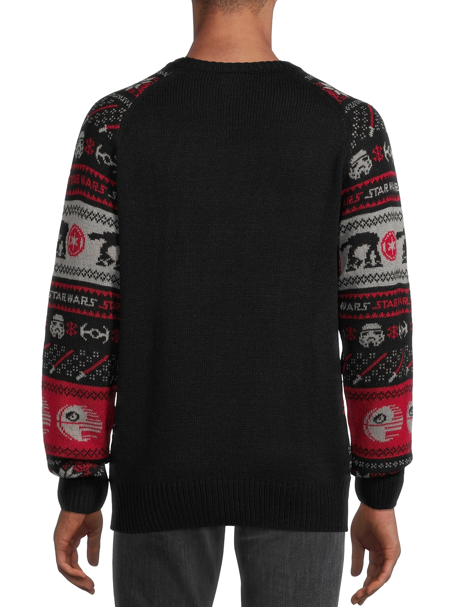 Star Wars Men's Darth Vader Christmas Sweater with Long Sleeves