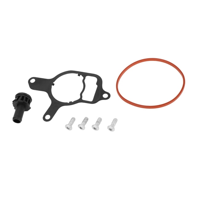 1 juego de kit de reparación de bomba de vacío compatible para VW Beetle Base 2.5L 2009-2014 de goma y metal duradero negro