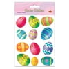 Beistle Pack of 48 Vibrant Easter Egg Stickers Easter Party Favors 7.5"