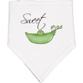 thumbnail image 2 of Inktastic Sweet Pea Baby Bandana Bib, 2 of 4