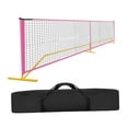 thumbnail image 2 of LOVIVER Portable Pickleball Net Set 22ft Sports Net for Backyard Pickleball Training Pink Yellow, 2 of 8