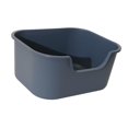 thumbnail image 3 of DOLITY Cat Litter Box Sand Box Container Cat Sand Box Portable Pet Bedpan Kitten Toilet gray, 3 of 9