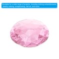 thumbnail image 4 of Uxcell 30mm Flat Back Round Acrylic Rhinestones, 50 Pack Plastic Circle Gems for Jewelry Making Costume, Rose Red, 4 of 6