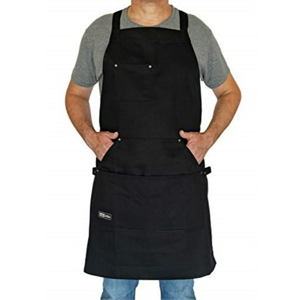 bibzilla professional chef apron for men women cooking kitchen bbq
