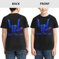 thumbnail image 4 of Share The Love T Shirt For Boys Girls, Funny Novelty T Shirt, Unisex Short Shirts For Daily Outdoor, Classic Fit, Crew Neck, 4 of 8