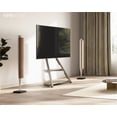 thumbnail image 7 of FITUEYES Modern Floor TV Stand Mini Corner Entertainment Center for TVs up to 65”,Khaki, 7 of 7