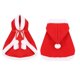 thumbnail image 1 of Poncho con capa y sombrero para disfraz navideño de mascota, capa de Papá Noel compatible con gatos y perros pequeños, color rojo, 1 of 5