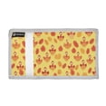 thumbnail image 2 of JIALIOU Nylon Trifold Card Wallet with ID Window Zipper Pocket for Men Women Teen Cartoon Turkeys and Leaf, 2 of 7