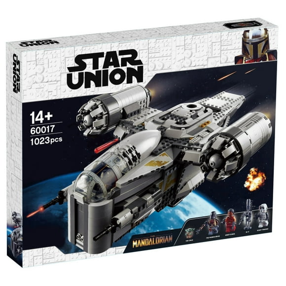 Join the Battle Against the Empire with Our Star Wars Razor Crest Spaceship Building Set"