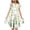 Multicolor-23, variant on LIBRCLO Girls Dresses Flutter Sleeve Crew Neck Floral Printing Sundress with Pockets Flared Waist Tiered Summer Midi Length Kid Clothes 6-15