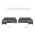 thumbnail image 4 of Modway Revive Upholstered Fabric Right or Left Sectional Sofa in Gray, 4 of 14