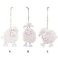 thumbnail image 6 of Easter Sheep Pendant for Easter Tree,Easter Cute Plush Sheep Doll Hanging Ornament,Springtime Wooden Wool Cotton Sheep Crafts Easter Pendant for Indoor Outdoor Home Easter Decoration, 6 of 6