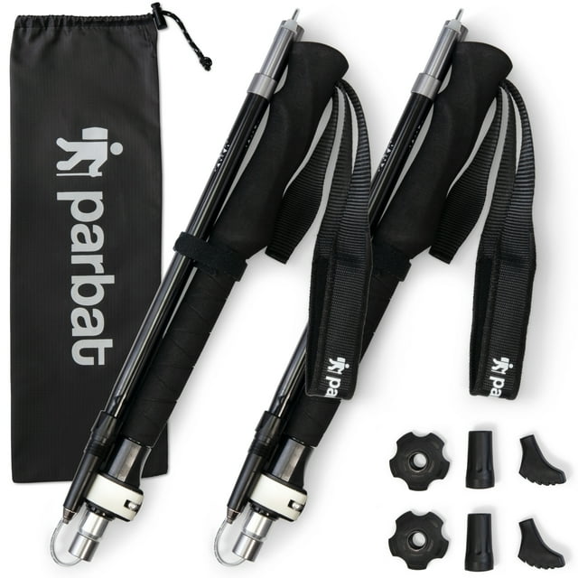 parbat Walking Trekking Poles 2 Pack, Lightweight and Ultra Portable