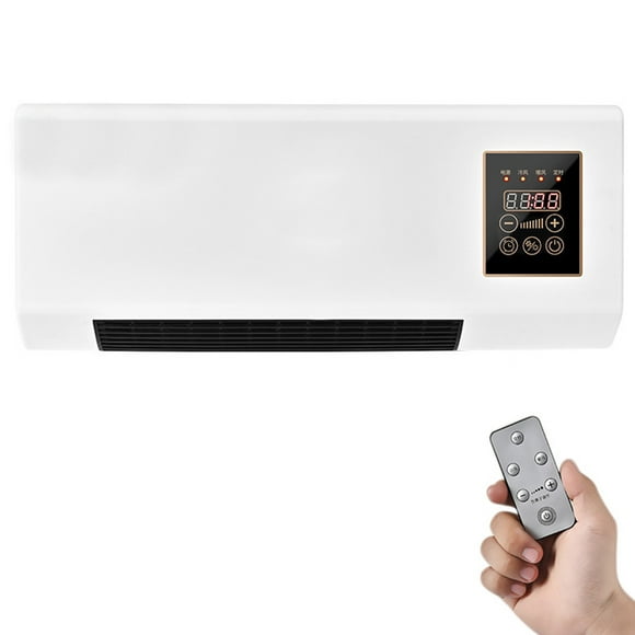 Climatiseur Mural Mini Climatiseur de Refroidissement et de Chauffage avec Télécommande pour Chambre à Coucher Salon