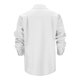 thumbnail image 3 of Camisa informal de manga larga con botones y color liso para hombre: prenda cómoda y moderna para el trabajo o las vacaciones, de poliéster y algodón, tallas S-XXXL., 3 of 4