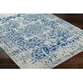 thumbnail image 6 of Livabliss Area Rugs for Living Room, 7ft Round Harput Traditional Blue Square Rug, Bedroom Dining Room Home Decor Stain Resistant Carpet (6'7" x 6'7"), 6 of 9