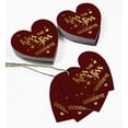 thumbnail image 5 of Inkdotpot 100 Pack Real Gold Foil Paper Tag Kiss The Miss Goodbye Bridal Shower Favor Hang Tag, 5 of 6