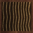 thumbnail image 1 of Ahgly Company Indoor Square Abstract Brown Modern Area Rugs, 8' Square, 1 of 4