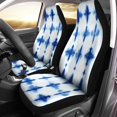 thumbnail image 2 of ABPHQTO Juego de 2 fundas para asientos de coche Blue Tie Dye Universal Auto Asientos delanteros Protector para coche, SUV sedán, camión, 2 of 4