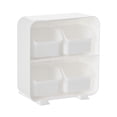 thumbnail image 2 of Organizador de cajones de escritorio multiusos para el hogar o el dormitorio con capacidad de almacenamiento apilable para artículos de papelería y cosméticos, 2 of 8