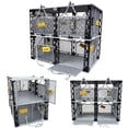 thumbnail image 2 of YIFAEUX 1 Set Double Layers Cage Building Block Toy Educational Closed Prisoner Cage Assembly Model Doomsday Scene Desktop Decoration Toddler Boys Girls Gift, 2 of 6