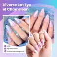 thumbnail image 4 of Set de esmaltes de uñas en gel Beetles Cat Eye, 6 colores, verano, mujer, 4 of 8