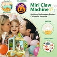 thumbnail image 6 of Mini Claw Machine Toy, Pink Frog Theme, Arcade Style Game with Wheels (Green), 6 of 6