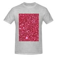 thumbnail image 4 of Bingfone Pink Glitter Men'S Loose Fit Short-Sleeve Pocket T-Shirt, 4 of 7