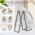 thumbnail image 5 of 3 Pack Large Plate Holder Display Stand-10 Inch Tall Plate Stands for Display-Metal Picture Frame Stand-Big Easel Stand, 5 of 5