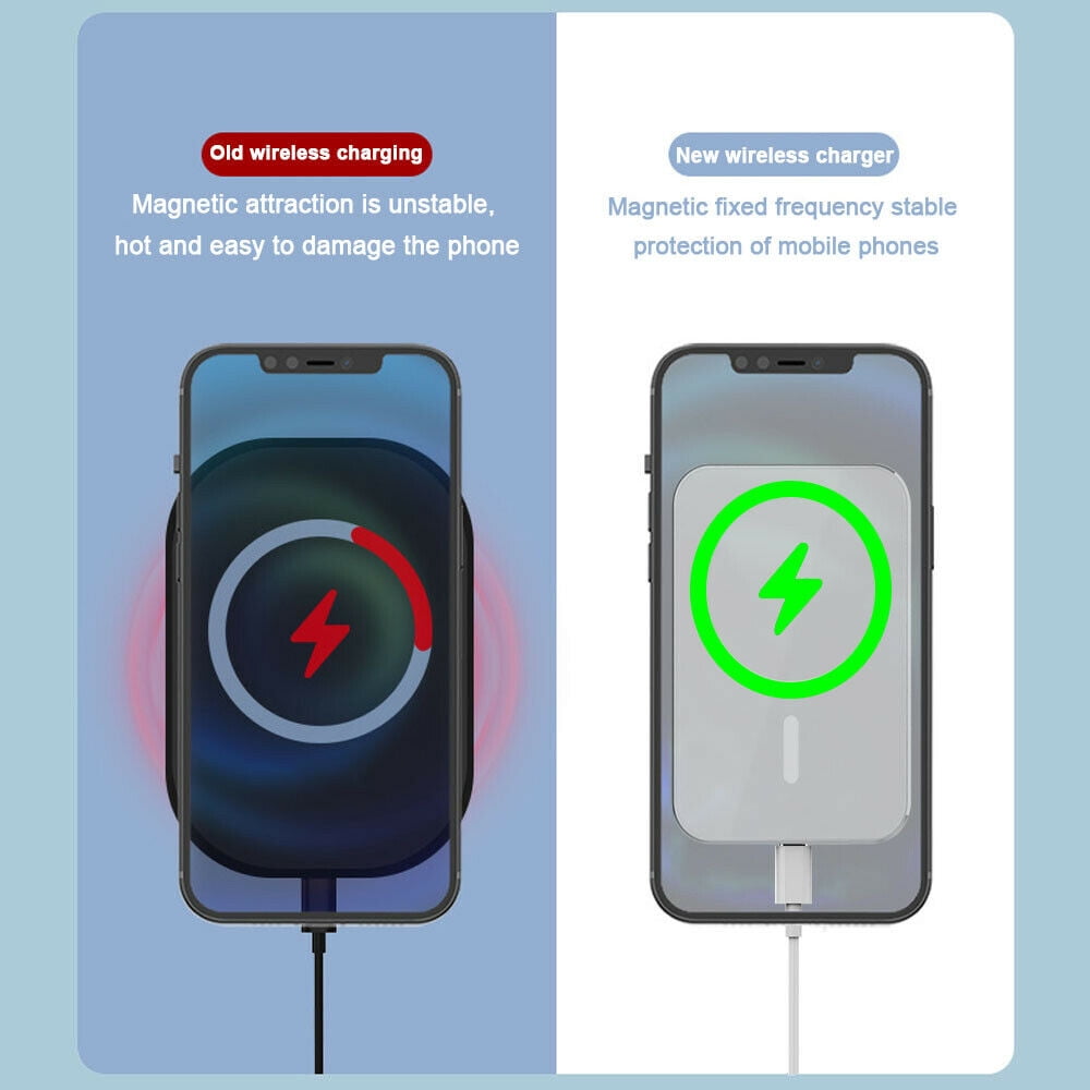 15W Magnetic Wireless Car Charger Mount Adsorbable Phone For iPhone 13 12 Pro Ma