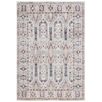 SAFAVIEH Luna Damion Oriental Area Rug, Beige/Blue Rust, 8' x 10'