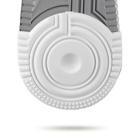 LULULION Shoe Heel Repair Pad White Rubber 1 Pair for Slip Resistance and Stability Enhancement