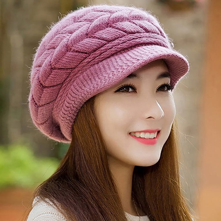 Cheers.US Faux Fur Rabbit Warm Winter Autumn Fashion Beret 
