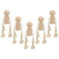 thumbnail image 4 of Masteelf 12pcs Unfinished Wooden Peg Dolls for Crafting, Wood Dolls Perfect for Art Projects, Painting, and Home Decor, 4 of 6