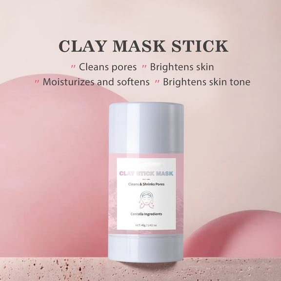 Hauiodp Solid Facial Mask Stick 40g Smearing Facial Mask Mud Cleanses